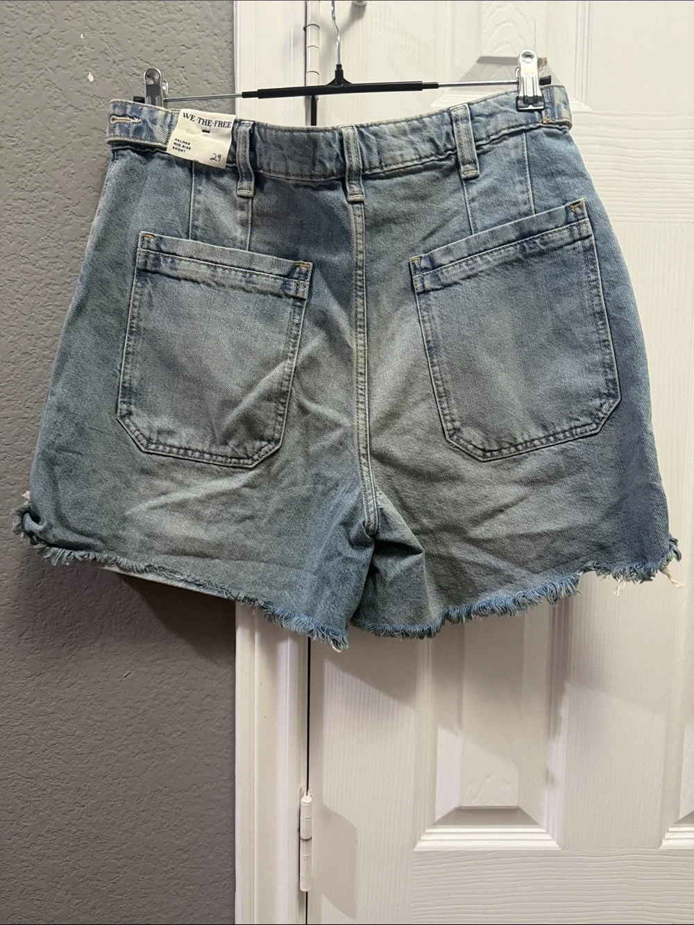 Free people denim Palmer shorts size 29